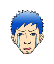 A mustached person sticker #639147