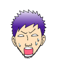 A mustached person sticker #639152