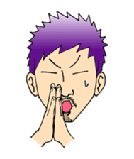 A mustached person sticker #639153