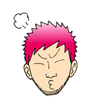 A mustached person sticker #639157