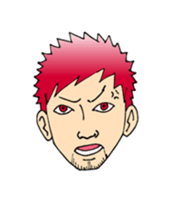 A mustached person sticker #639158