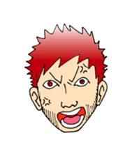 A mustached person sticker #639159