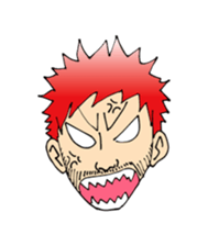 A mustached person sticker #639160