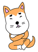 lovely dog and toy box sticker #639284