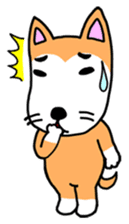 lovely dog and toy box sticker #639289