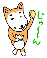 lovely dog and toy box sticker #639292