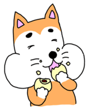 lovely dog and toy box sticker #639295