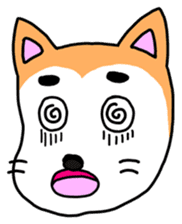 lovely dog and toy box sticker #639301