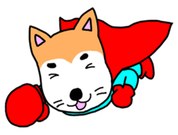 lovely dog and toy box sticker #639306