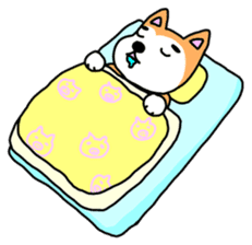 lovely dog and toy box sticker #639310