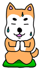 lovely dog and toy box sticker #639321