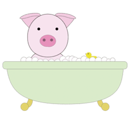 Port town pig Ton Ton sticker #639711