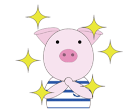 Port town pig Ton Ton sticker #639713