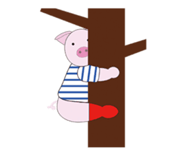 Port town pig Ton Ton sticker #639721