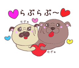 Pug every day! sticker #640468