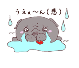 Pug every day! sticker #640483