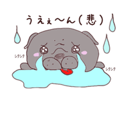 Pug every day! sticker #640483