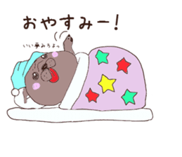 Pug every day! sticker #640491