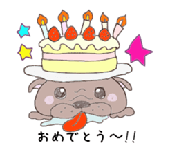 Pug every day! sticker #640492