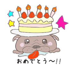 Pug every day! sticker #640492