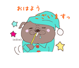 Pug every day! sticker #640495