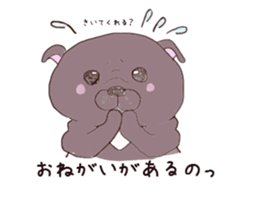 Pug every day! sticker #640497