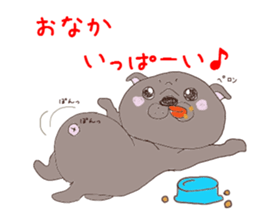 Pug every day! sticker #640498