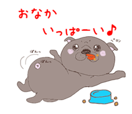 Pug every day! sticker #640498