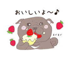 Pug every day! sticker #640501