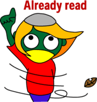 Kappa named Hikoichi (English Ver.) sticker #640590