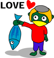 Kappa named Hikoichi (English Ver.) sticker #640601