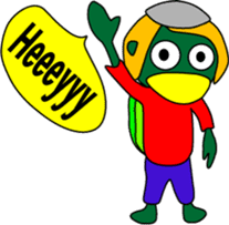 Kappa named Hikoichi (English Ver.) sticker #640614