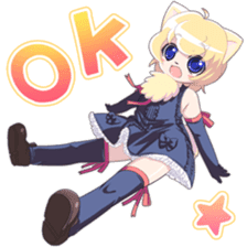 Beast girl icon sticker #640796