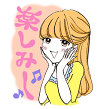 A popular girl sticker #640829