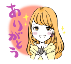 A popular girl sticker #640833
