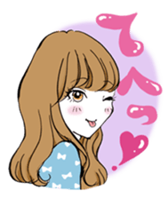 A popular girl sticker #640842