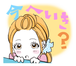 A popular girl sticker #640845