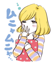 A popular girl sticker #640846