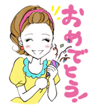 A popular girl sticker #640850