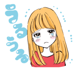 A popular girl sticker #640852