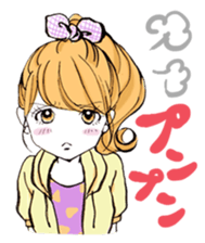 A popular girl sticker #640854