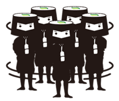 Sushi Samurai&Maki Ninja&Wasabi Geisha sticker #641011