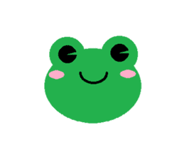 Simple cute frogs sticker #641067