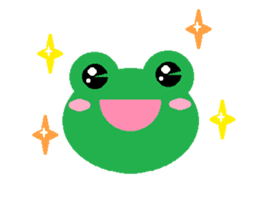 Simple cute frogs sticker #641068