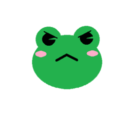 Simple cute frogs sticker #641070