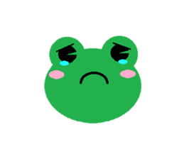 Simple cute frogs sticker #641071