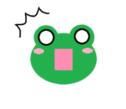 Simple cute frogs sticker #641081