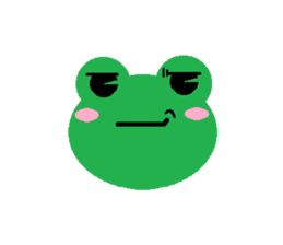 Simple cute frogs sticker #641086