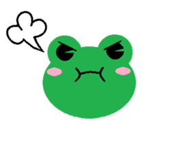 Simple cute frogs sticker #641097