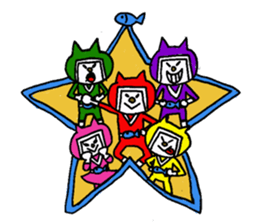 Neko Rangers sticker #641266